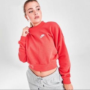 Nike Cropped Mock turtle Neck sweatshirt